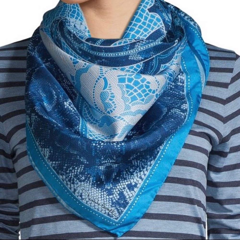 Roberto cavalli silk scarf